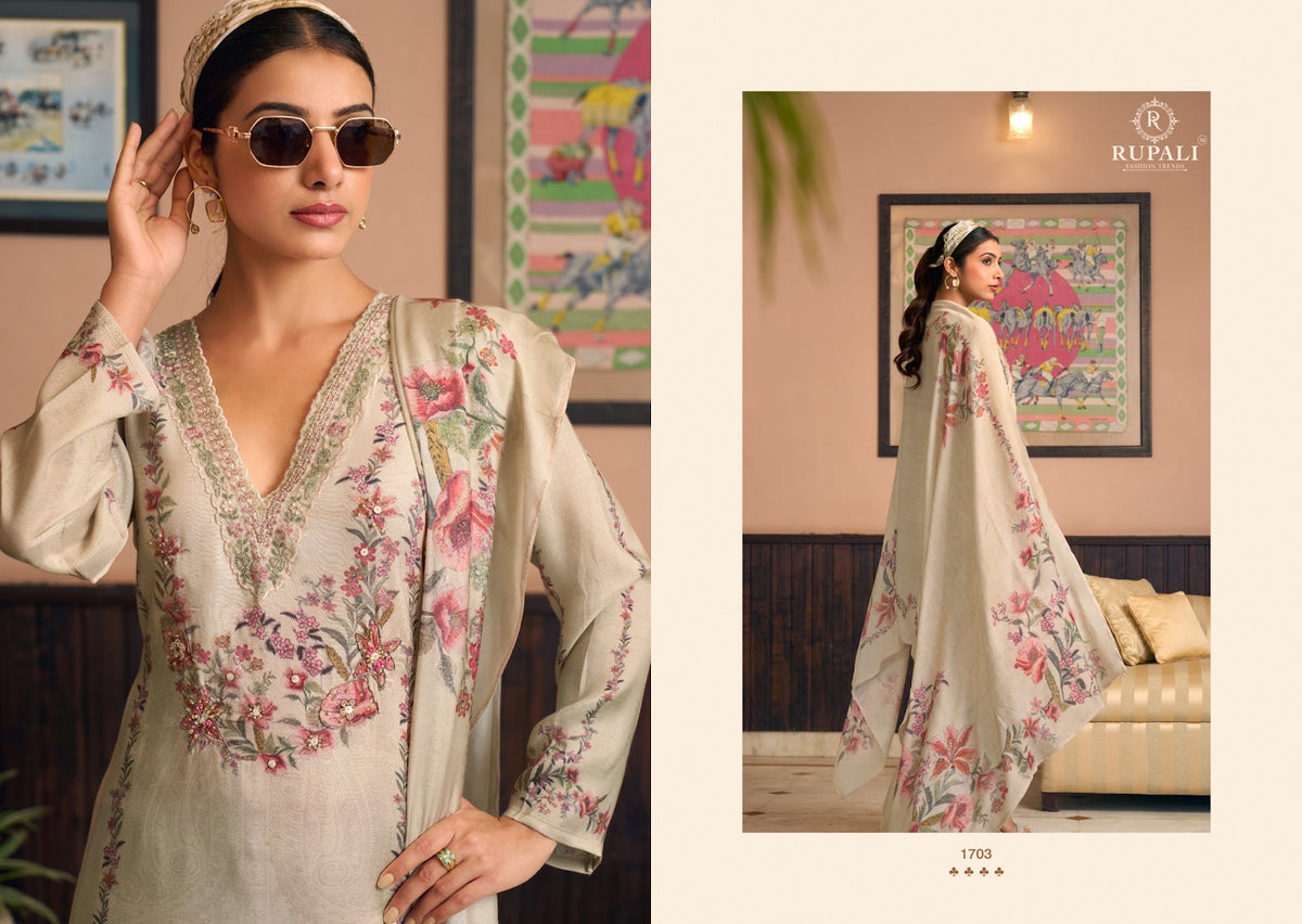 Ambari Vol 2 Rupali Viscose Pashmina Suits Exporter Ahmedabad