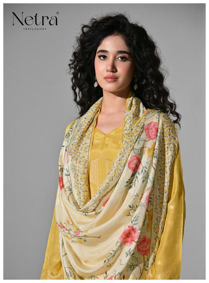 Amber Netra Bemberg Muslin Pant Style Suits Manufacturer India