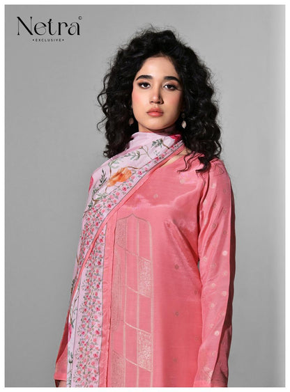 Amber Netra Bemberg Muslin Pant Style Suits Manufacturer India