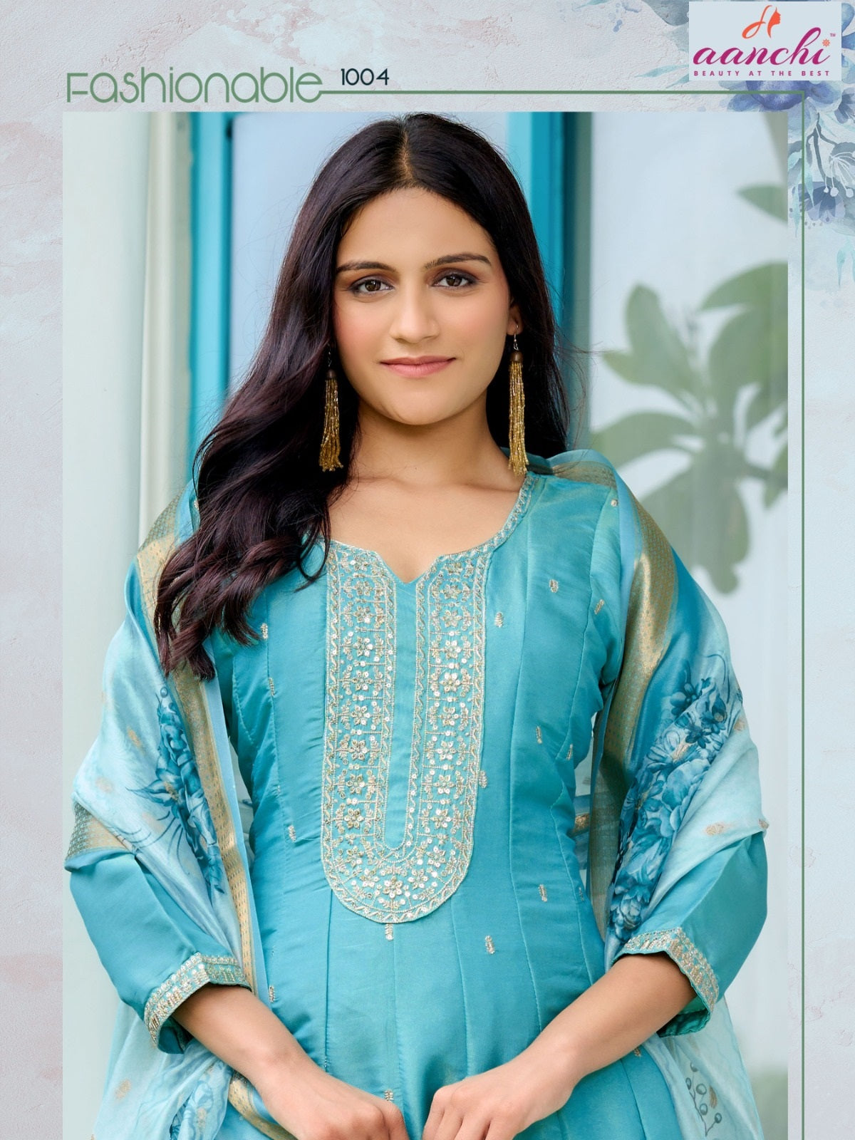 Ambika Aanchi Shimmer Readymade Anarkali Suits Supplier India