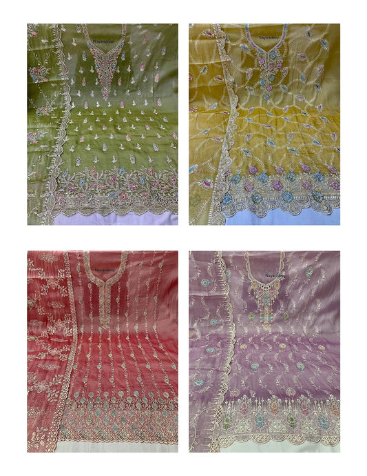 Ambika Nayandeep Moss Salwar Suits Supplier Ahmedabad