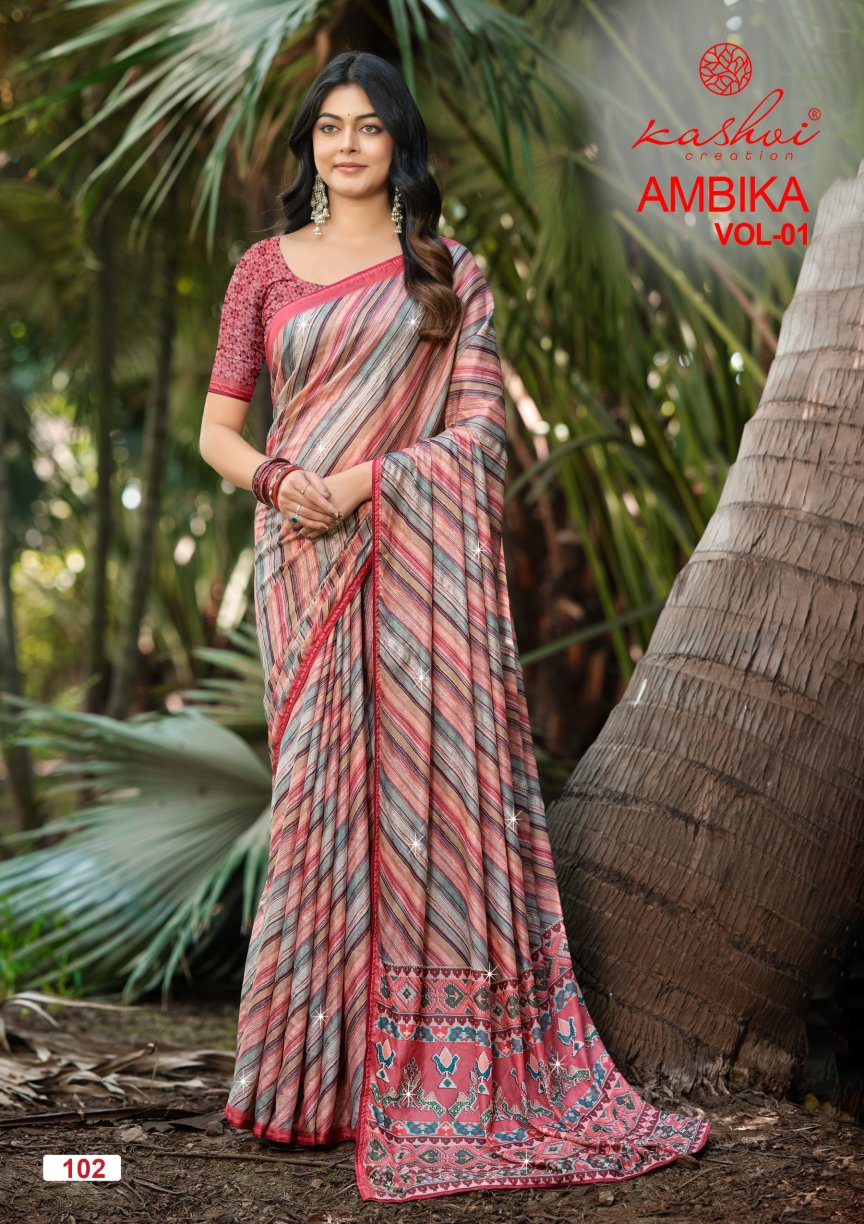 Ambika Vol 1 Kashvi Creation Sarees Manufacturer