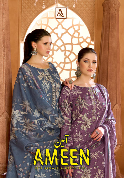 Ameen Alok Zam Cotton Karachi Salwar Suits Manufacturer Ahmedabad