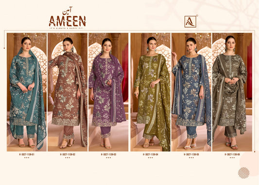 Ameen Alok Zam Cotton Karachi Salwar Suits Manufacturer Ahmedabad