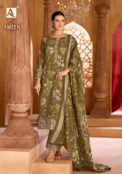 Ameen Alok Zam Cotton Karachi Salwar Suits Manufacturer Ahmedabad