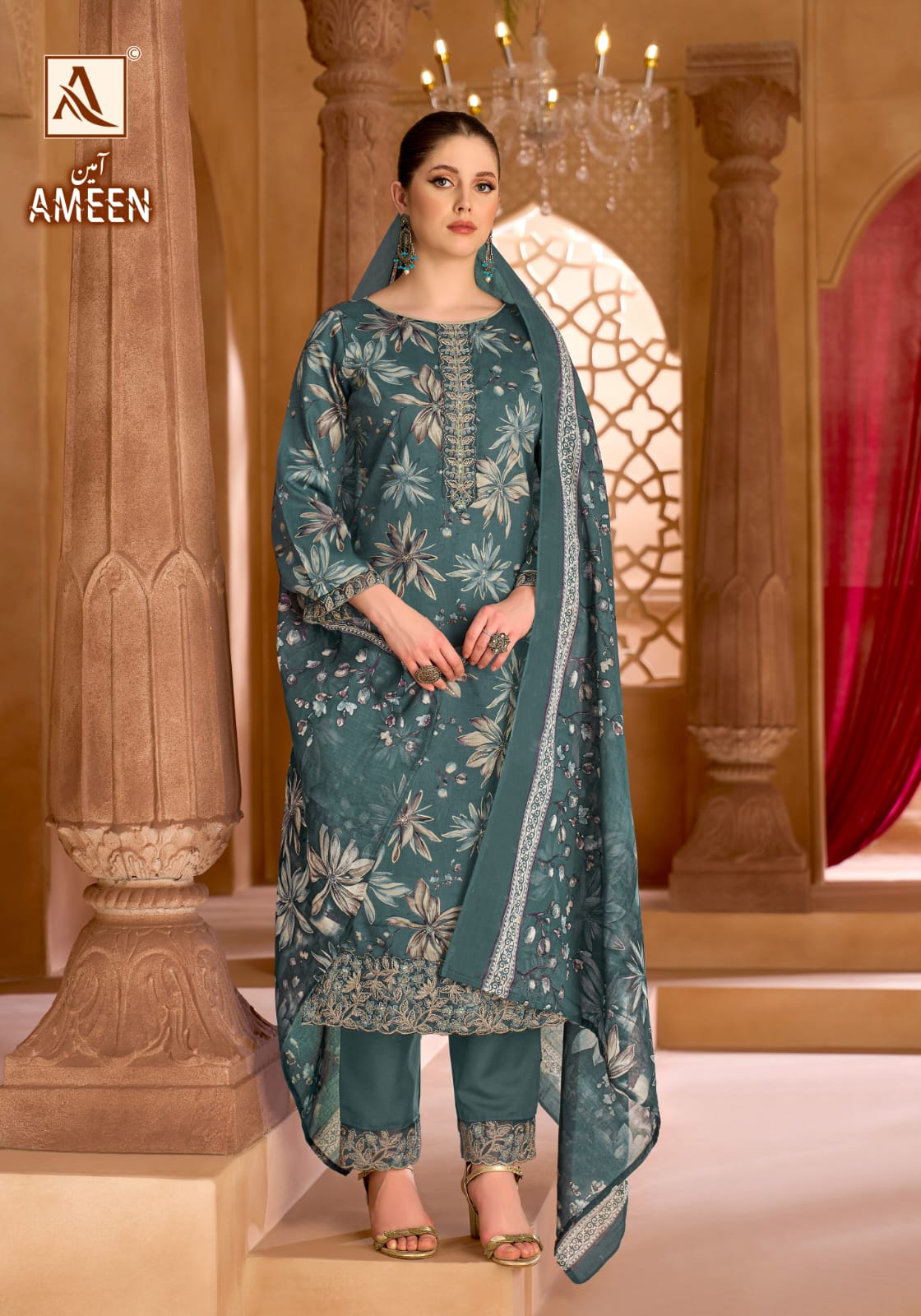 Ameen Alok Zam Cotton Karachi Salwar Suits Manufacturer Ahmedabad
