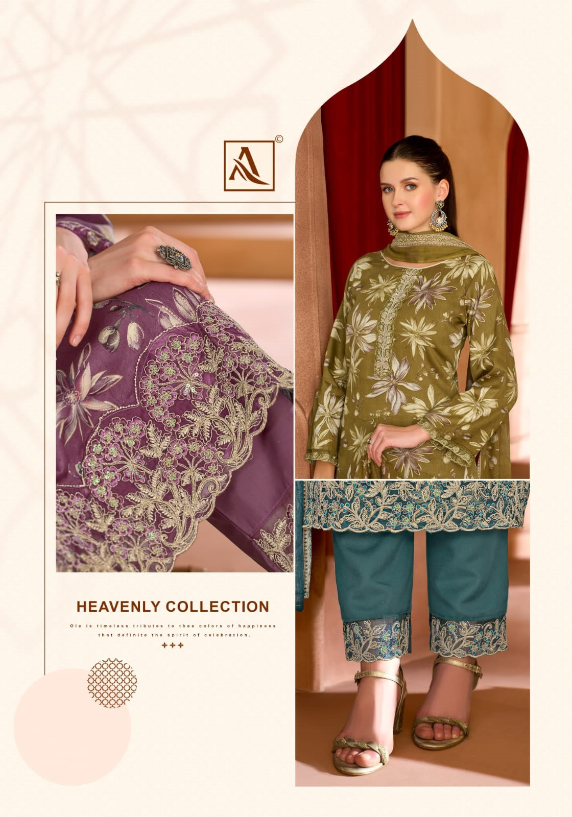Ameen Alok Zam Cotton Karachi Salwar Suits Manufacturer Ahmedabad