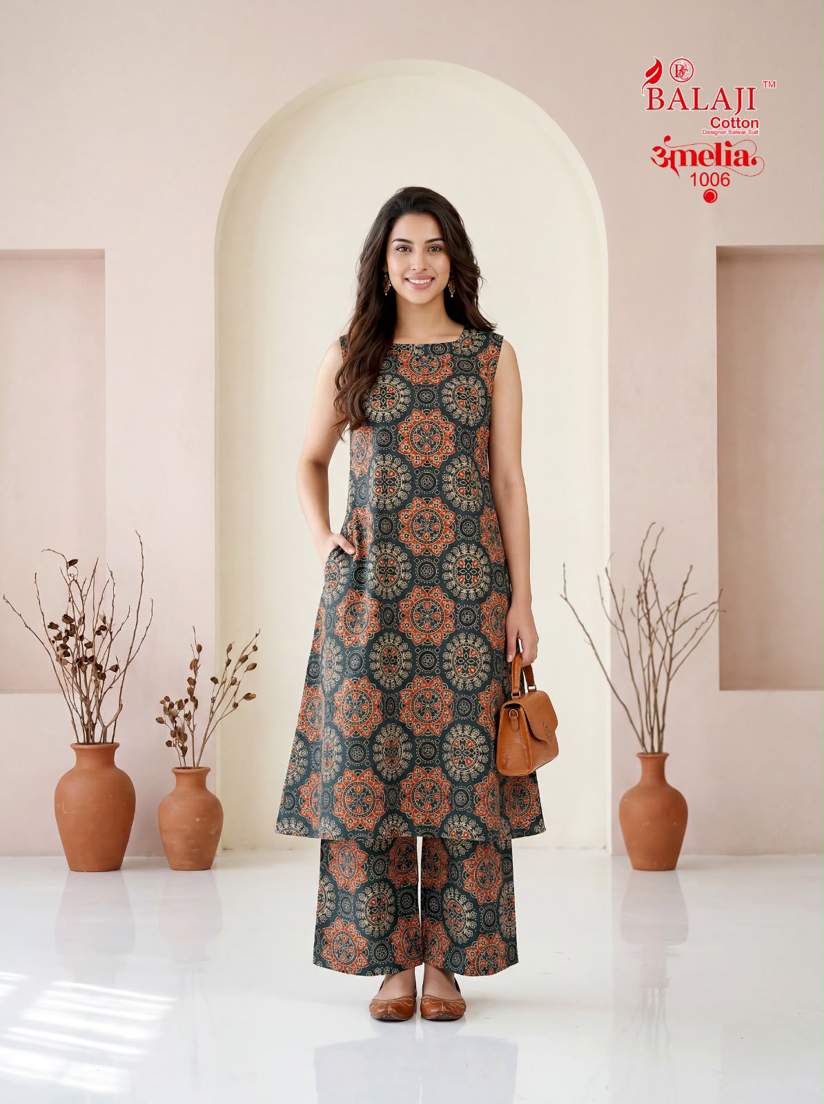 Amelia Balaji Cotton Co Ord Set Supplier India