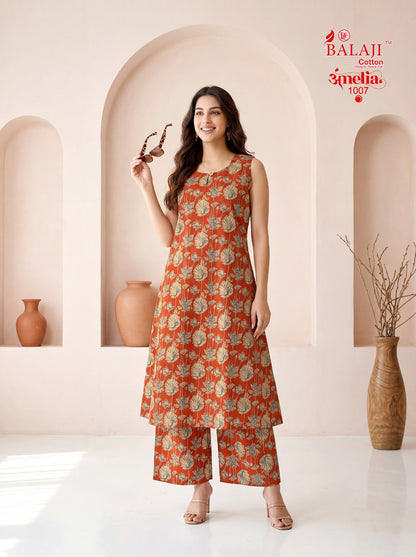 Amelia Balaji Cotton Co Ord Set Supplier India