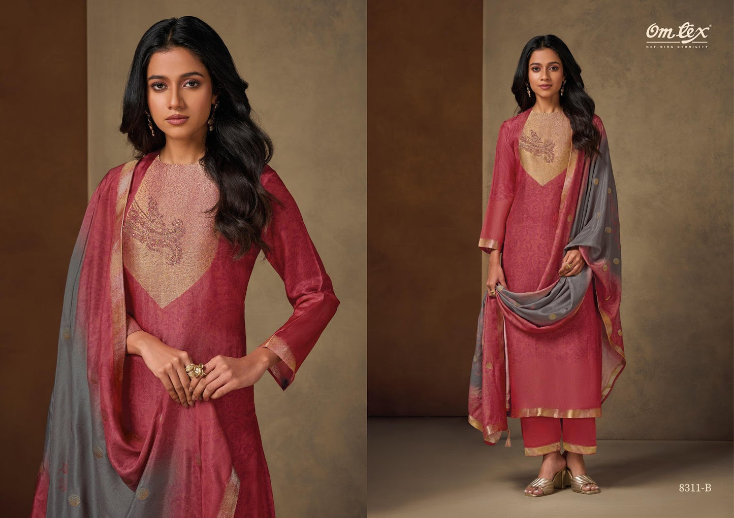 Amelia 8311 Omtex Pant Style Suits Supplier