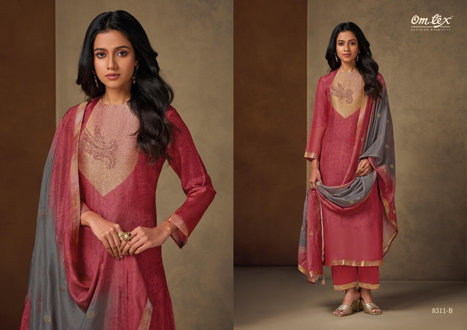 Amelia 8311 Omtex Pant Style Suits Supplier