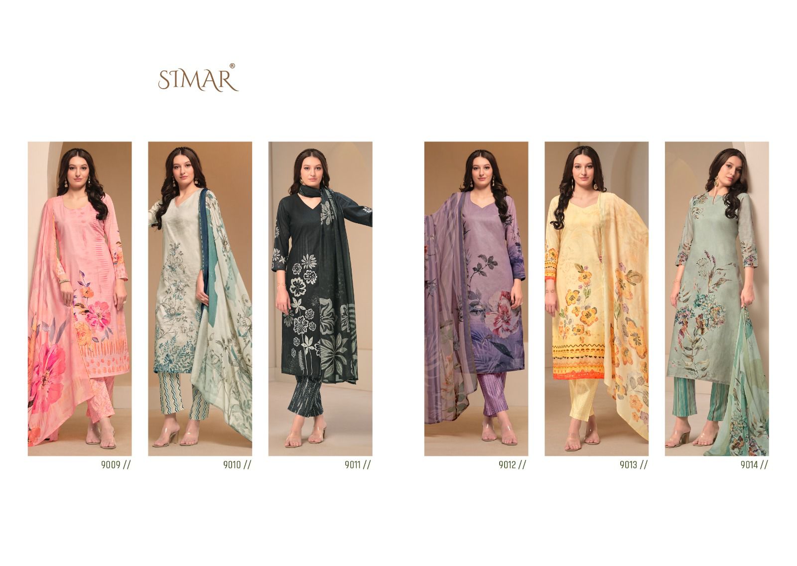 Amena Simar Pure Cotton Pant Style Suits
