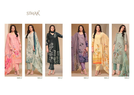 Amena Simar Pure Cotton Pant Style Suits