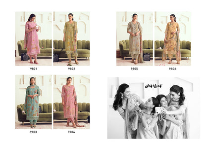 Amera Jay Vijay Pure Cotton Pant Style Suits Wholesale Price