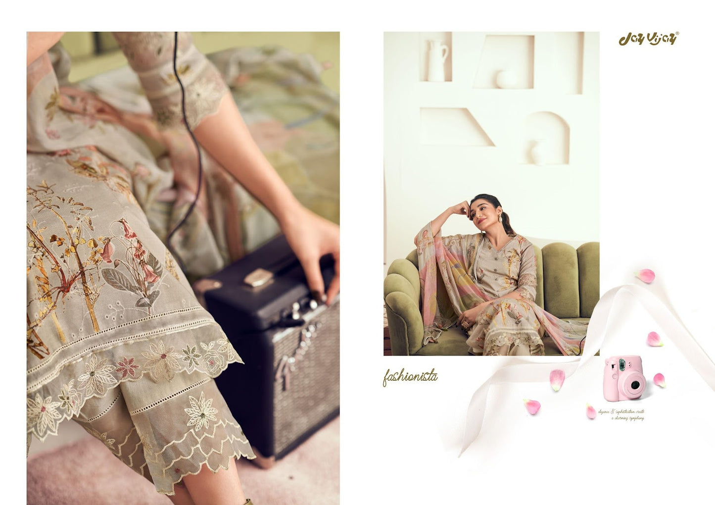 Amera Jay Vijay Pure Cotton Pant Style Suits Wholesale Price