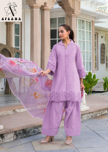 Amina Farshi Afsana Cotton Pakistani Readymade Suits Exporter India