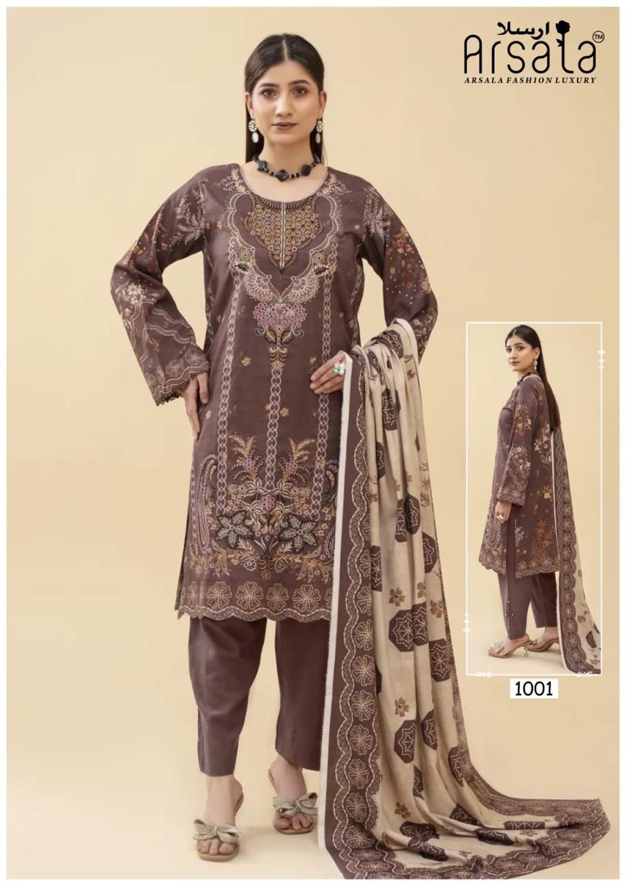 Amira Vol 10 Arsala Fashion Lawn Cotton Karachi Salwar Suits Wholesaler Gujarat