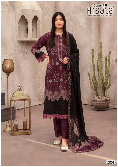 Amira Vol 10 Arsala Fashion Lawn Cotton Karachi Salwar Suits Wholesaler Gujarat