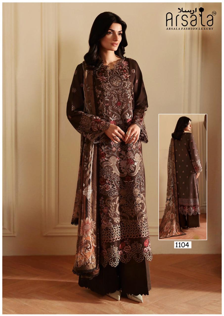 Amira Vol 11 Arsala Fashion Lawn Cotton Karachi Salwar Suits Supplier