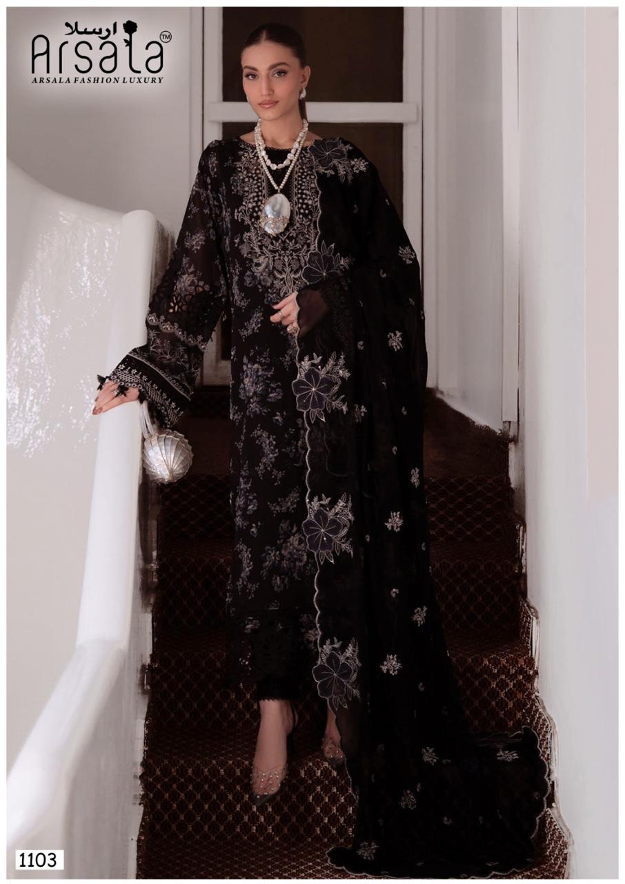 Amira Vol 11 Arsala Fashion Lawn Cotton Karachi Salwar Suits Supplier
