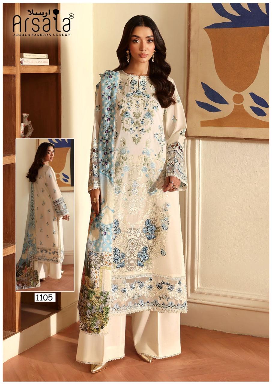 Amira Vol 11 Arsala Fashion Lawn Cotton Karachi Salwar Suits Supplier