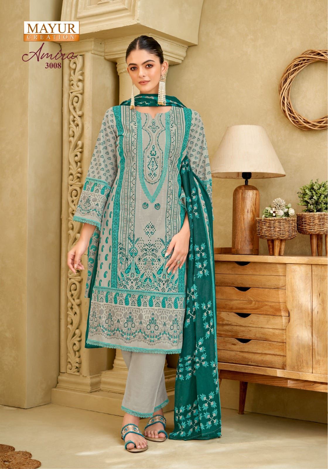 Amira Vol 3 Mayur Creation Cotton Karachi Salwar Suits Supplier