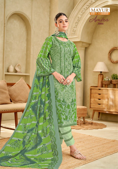 Amira Vol 3 Mayur Creation Cotton Karachi Salwar Suits Supplier