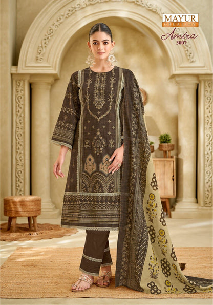 Amira Vol 3 Mayur Creation Cotton Karachi Salwar Suits Supplier