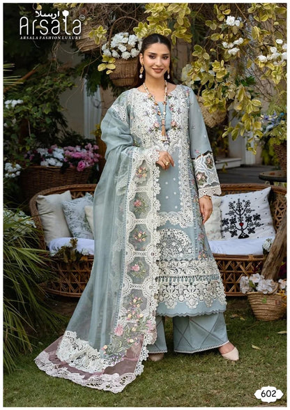 Amira Vol 6 Heavy Cotton Luxury Collection Arsala Fashion Heavy Lawn Karachi Salwar Suits Wholesale Price