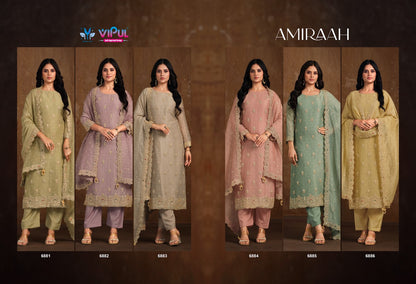 Amiraah Vipul Salsa Pant Style Suits Wholesale