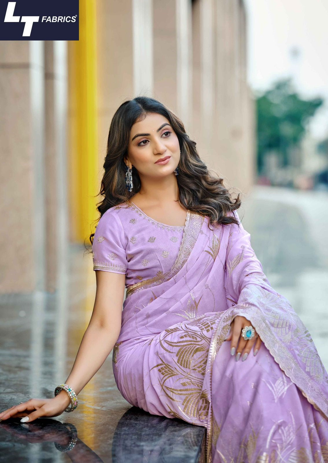 Amisha Vol 1 Lt Fabrics Sarees Supplier India