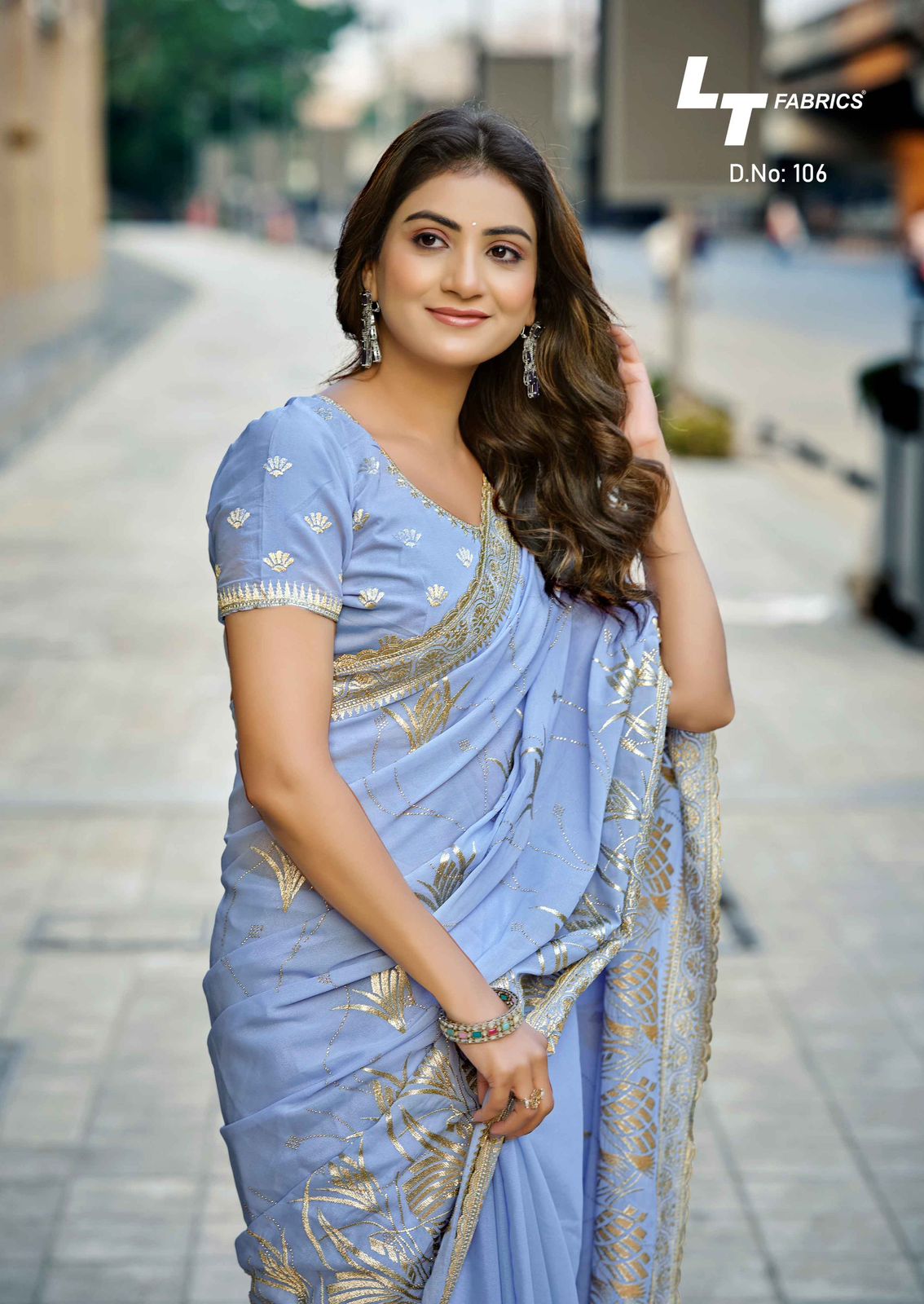 Amisha Vol 1 Lt Fabrics Sarees Supplier India