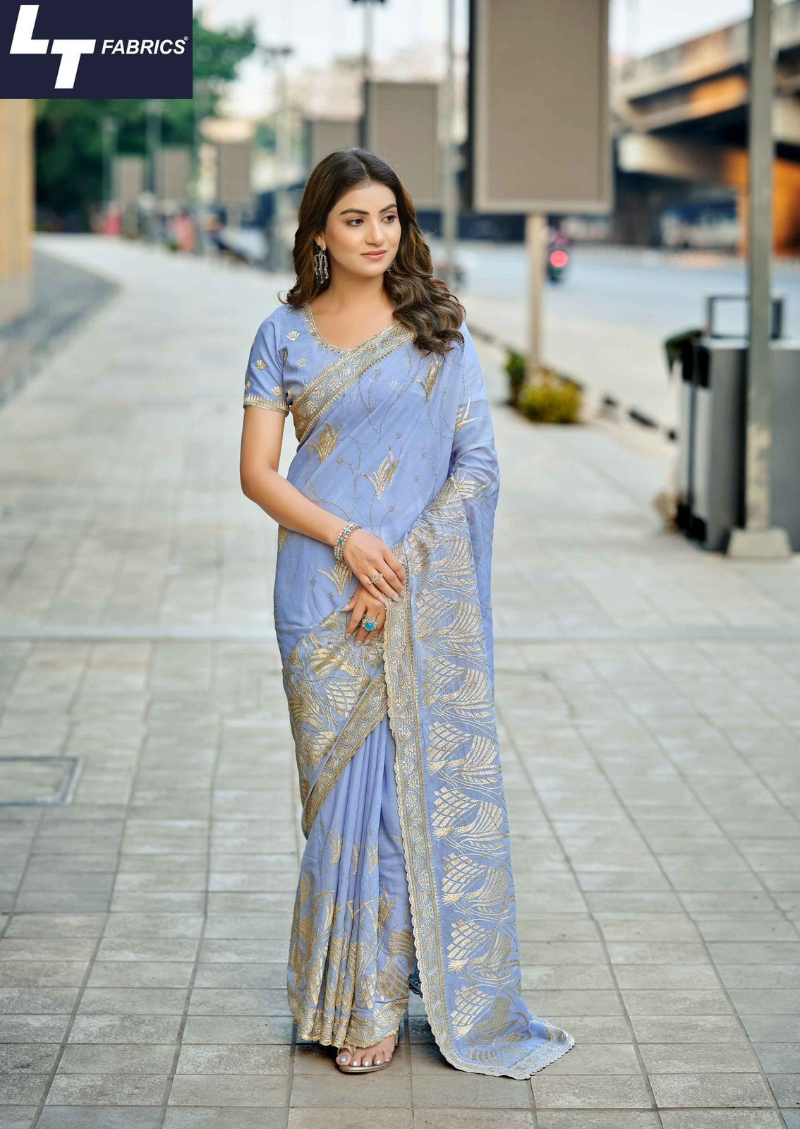Amisha Vol 1 Lt Fabrics Sarees Supplier India