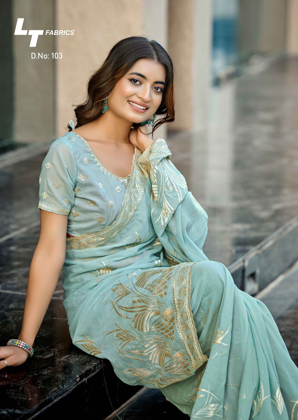 Amisha Vol 1 Lt Fabrics Sarees Supplier India