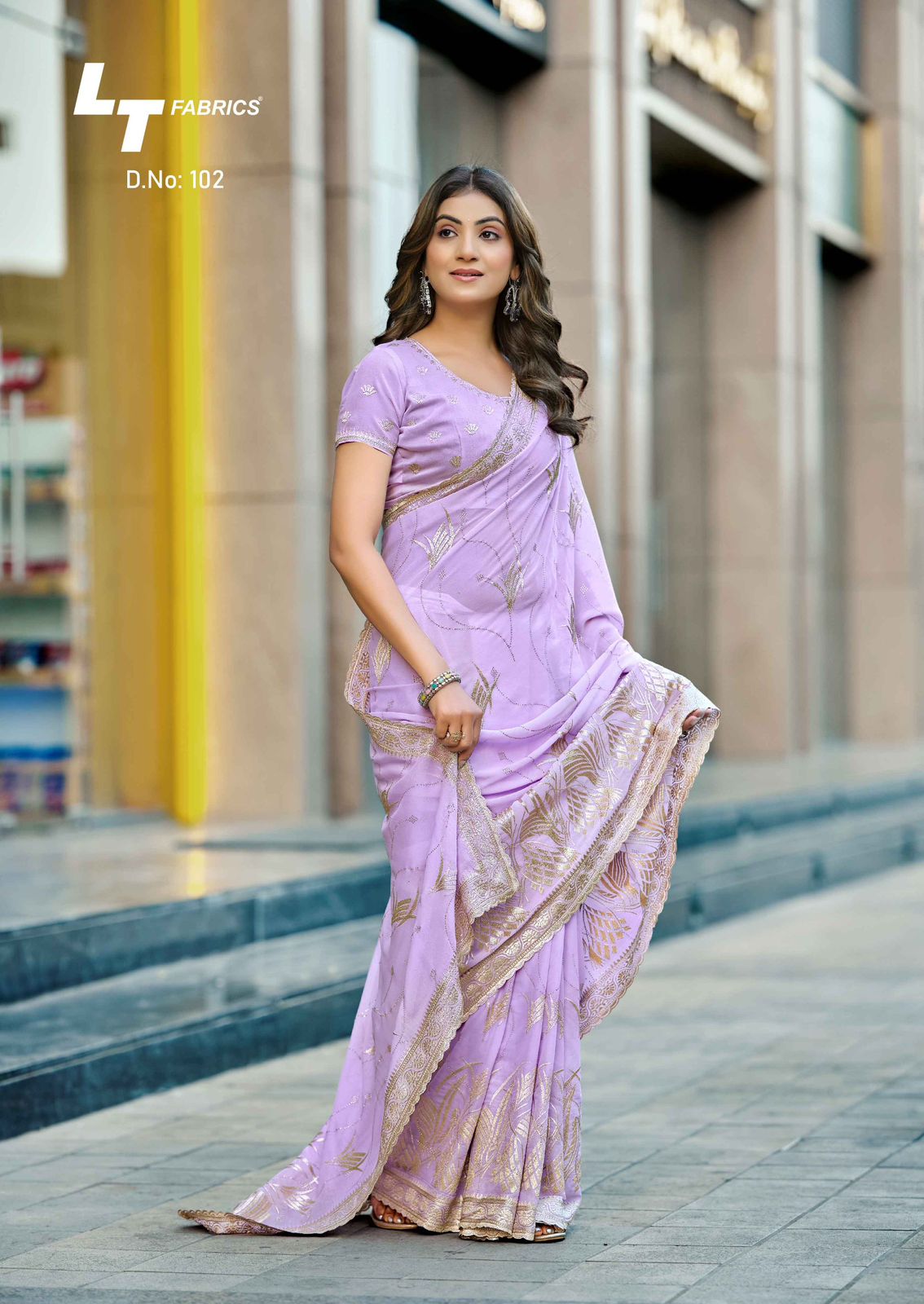 Amisha Vol 1 Lt Fabrics Sarees Supplier India