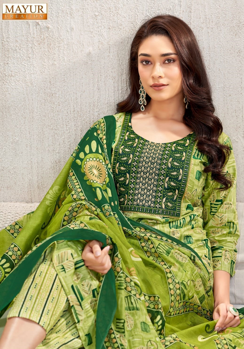 Amishi Vol 2 Mayur Creation Readymade Cotton Pant Suits Exporter