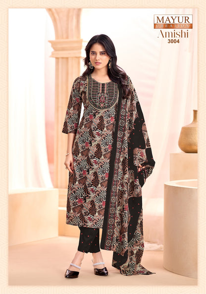 Amishi Vol 3 Mayur Creation Readymade Cotton Pant Suits Wholesale