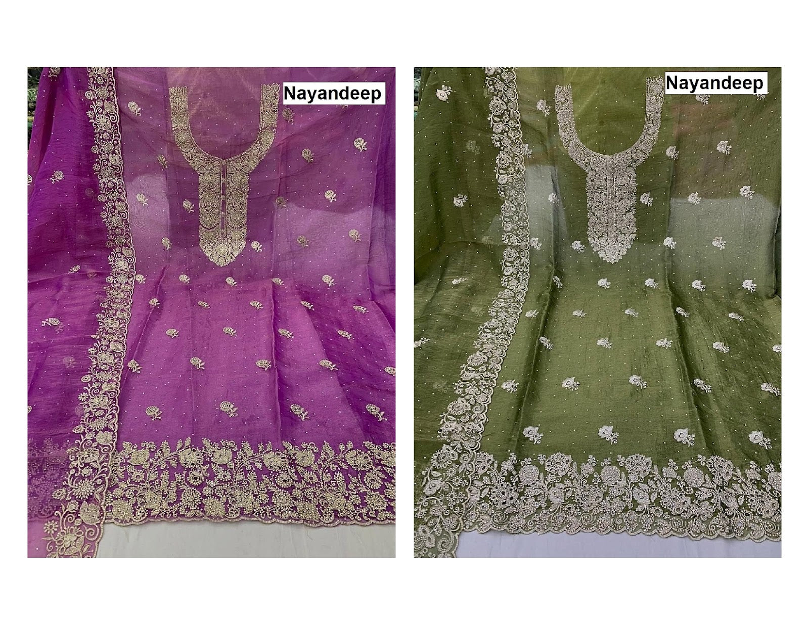 Ammu Nayandeep Silk Salwar Suits Wholesaler