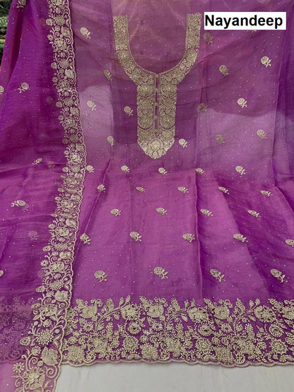 Ammu Nayandeep Silk Salwar Suits Wholesaler