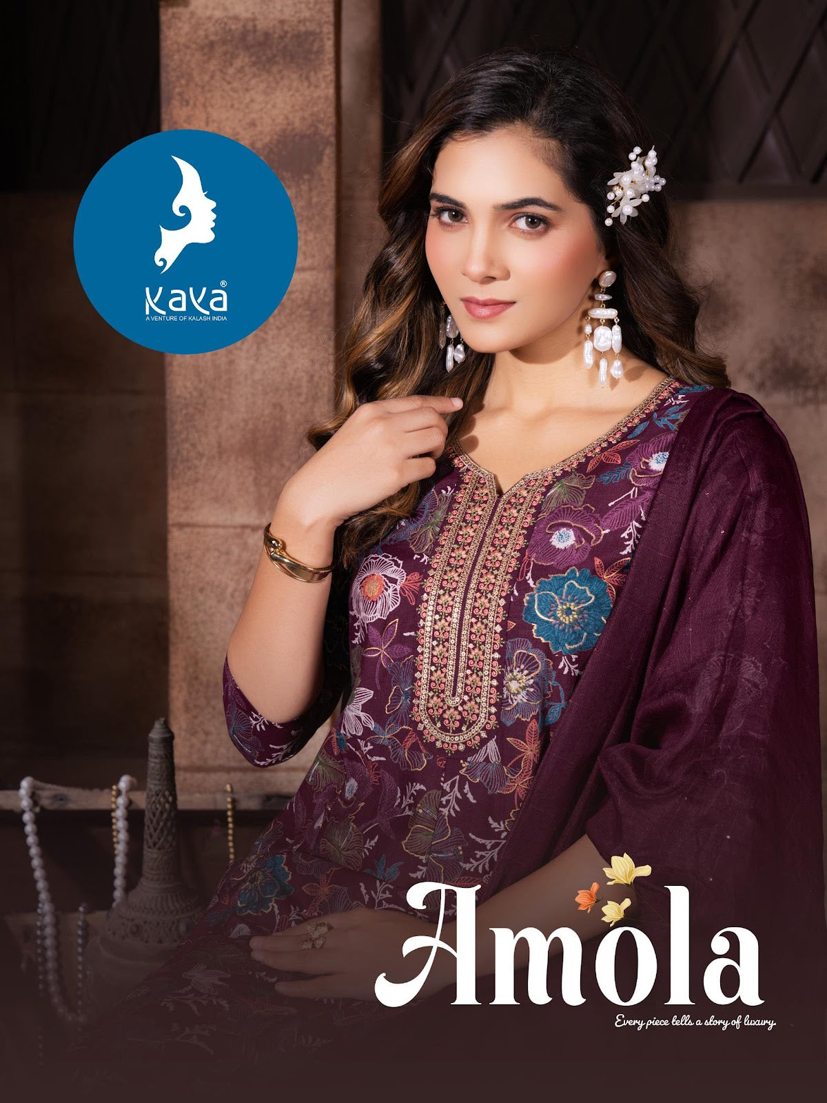 Amola Kaya Vertican Readymade Anarkali Suits Manufacturer India
