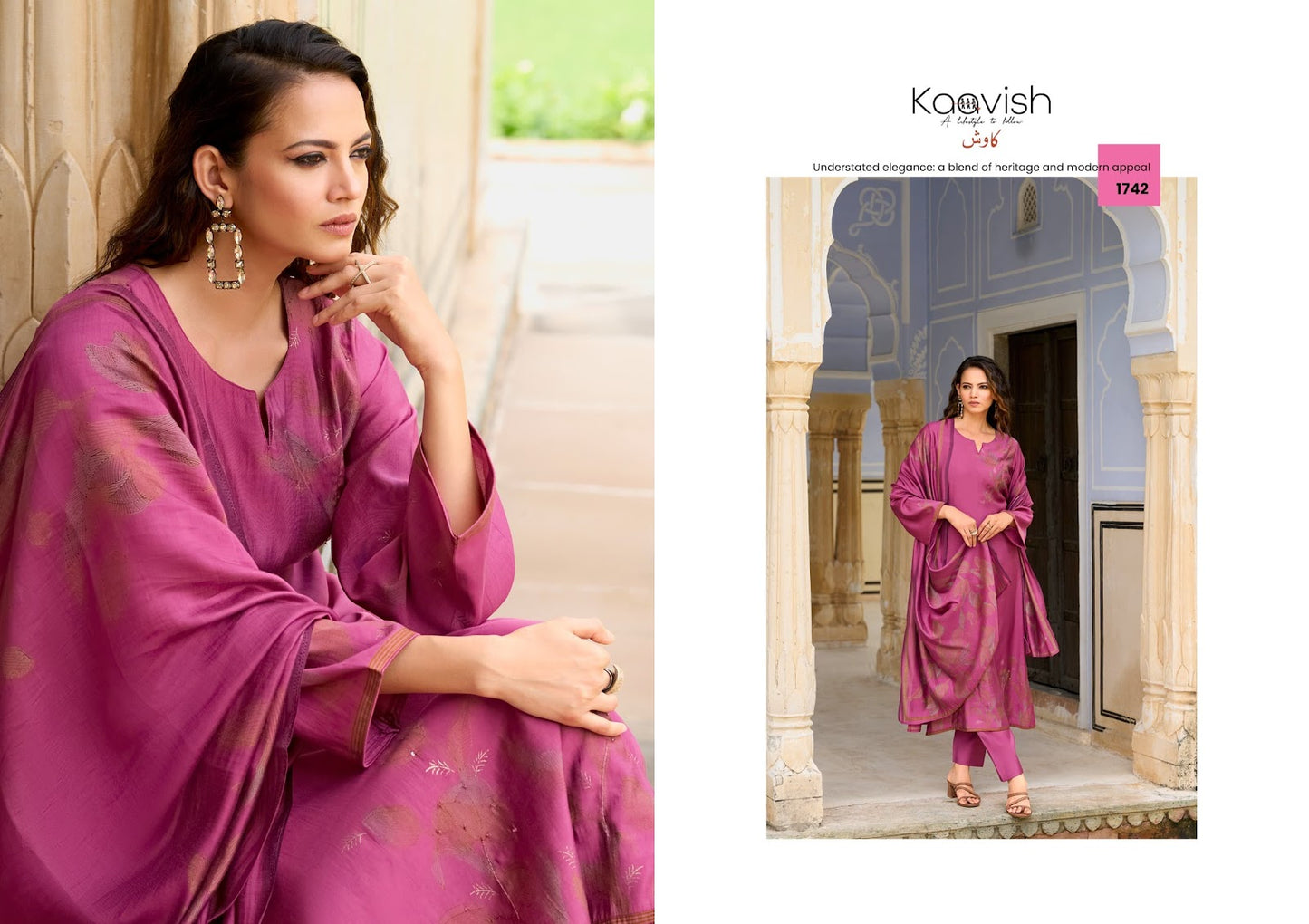 Amor Kaavish Pure Muslin Pant Style Suits Wholesale Price