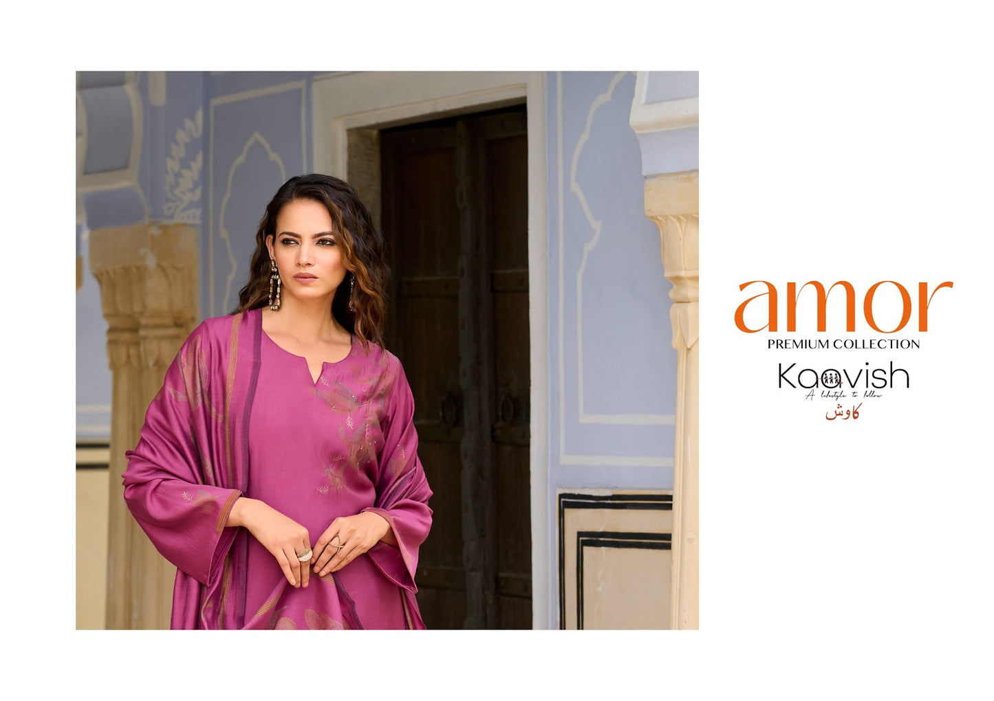 Amor Kaavish Pure Muslin Pant Style Suits Wholesale Price