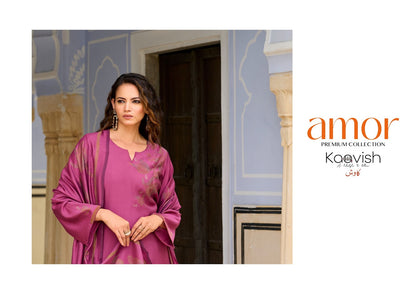 Amor Kaavish Pure Muslin Pant Style Suits Wholesale Price
