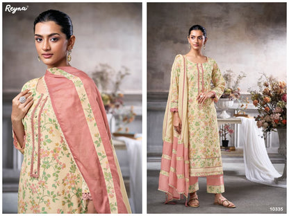 Amora Reyna Cotton Pant Style Suits Wholesale Rate