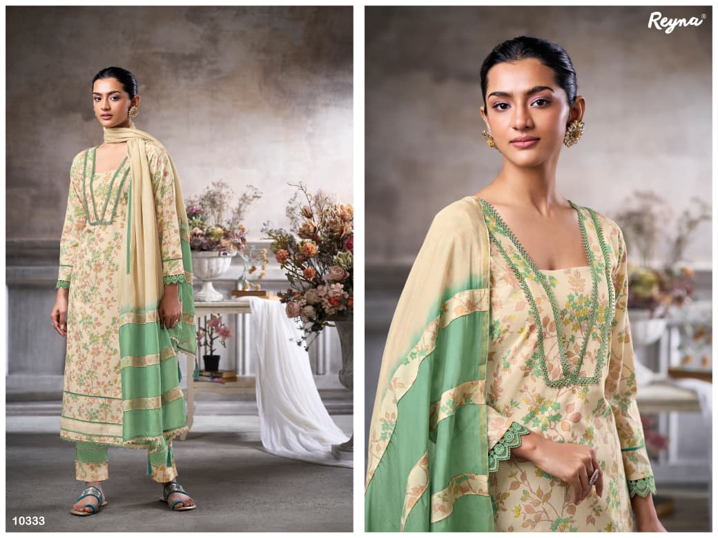 Amora Reyna Cotton Pant Style Suits Wholesale Rate