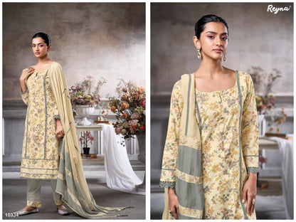 Amora Reyna Cotton Pant Style Suits Wholesale Rate