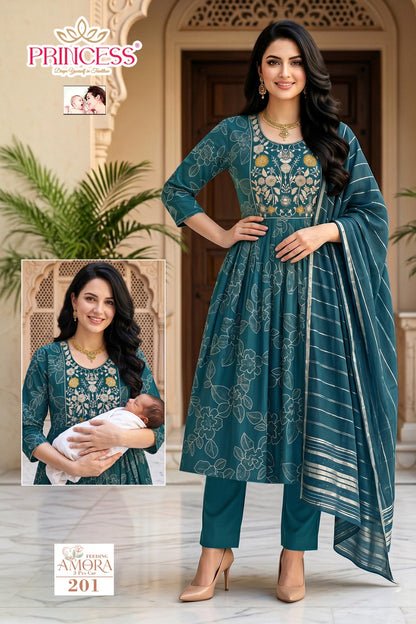 Amora Vol 2 Princess Creation Vatican Feeding Readymade Suit Exporter Gujarat