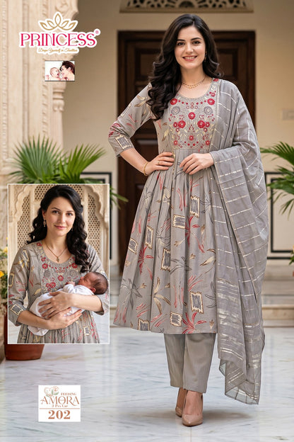 Amora Vol 2 Princess Creation Vatican Feeding Readymade Suit Exporter Gujarat