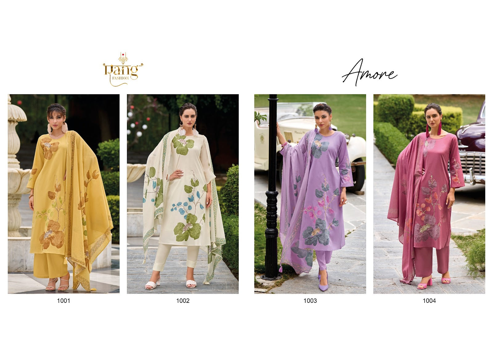 Amore Rang Fashion Lawn Cotton Pant Style Suits