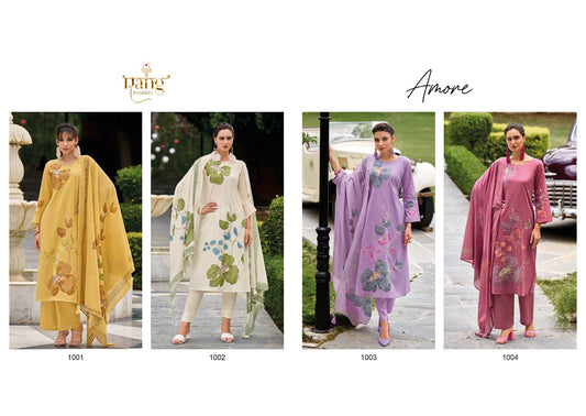 Amore Rang Fashion Lawn Cotton Pant Style Suits